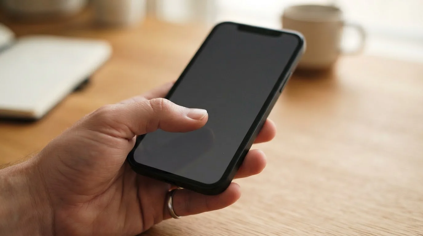 Detail obrazovky telefonu při zadávání autorizačního kódu pro mobilní platbu
